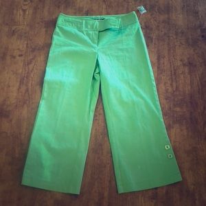 Bright Green cropped pants